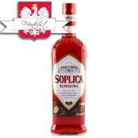 Soplica Pflaume Likör Sliwkowa 28% vol. 500ml + 1 Glas Gratis