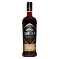 Soplica mit Kirsche in Schokolade Likör 25% Vol. 500ml + 1 Glas Gratis