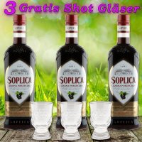 3x Soplica schwarze Johannisbeere Czarna Porzeczka 28%...