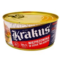 Krakus Schweinefleisch in eig.Saft Wieprzowina w sosie...