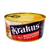 Krakus Schweinefleisch in eig.Saft Wieprzowina w sosie...