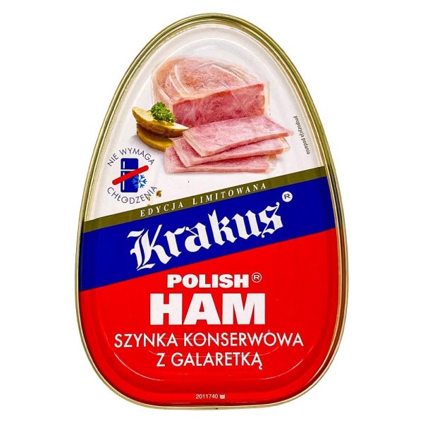 Krakus Polnischer Schinken Szynka konserwowa z galaretka 455g