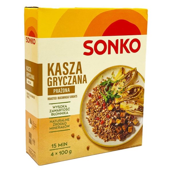 Sonko geröstete Buchweizengrütze Kasza gryczana prazona 400g