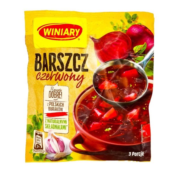 Winiary Rote Beete Suppe Zupy Nasza specjalnosc Barszcz czerwony 49g