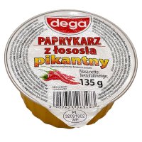 Dega Lachs Brotaufstrich pikant Paprykarz z lososia pikantny 135g