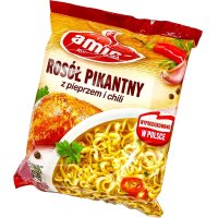 Amino Hühnersuppe pikant Zupa blyskawiczna Rosol pikantny z piprzem i chili 58g