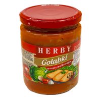 Herby Kohlrouladen in Tomatensoße Golabki w sosie pomidorowyml 500g