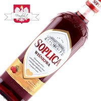 Soplica Kirsche Likör Wisniowa 28% vol. 500ml + 1 Glas Gratis