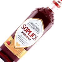 Soplica Kirsche Likör Wisniowa 28% vol. 500ml + 1 Glas Gratis