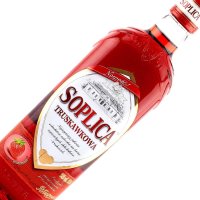 Soplica Erdbeer Likör Truskawkowa 28% vol. 500ml + 1 Glas Gratis